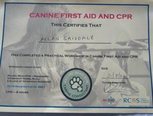 Pet First Aid Trained